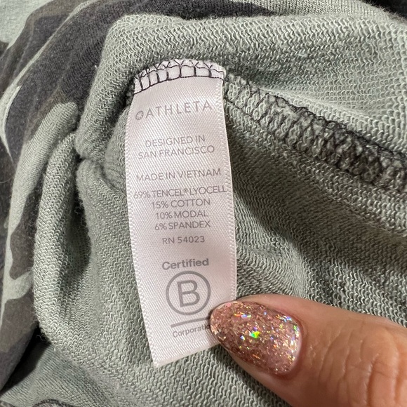 ATHLETA Studio to Street Camo Sweatshirt - Picture 6 of 6